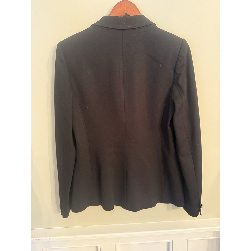 Trina Turk Black Single Gold Button Closure Blazer Jacket Size M/8 - Picture 10 of 10